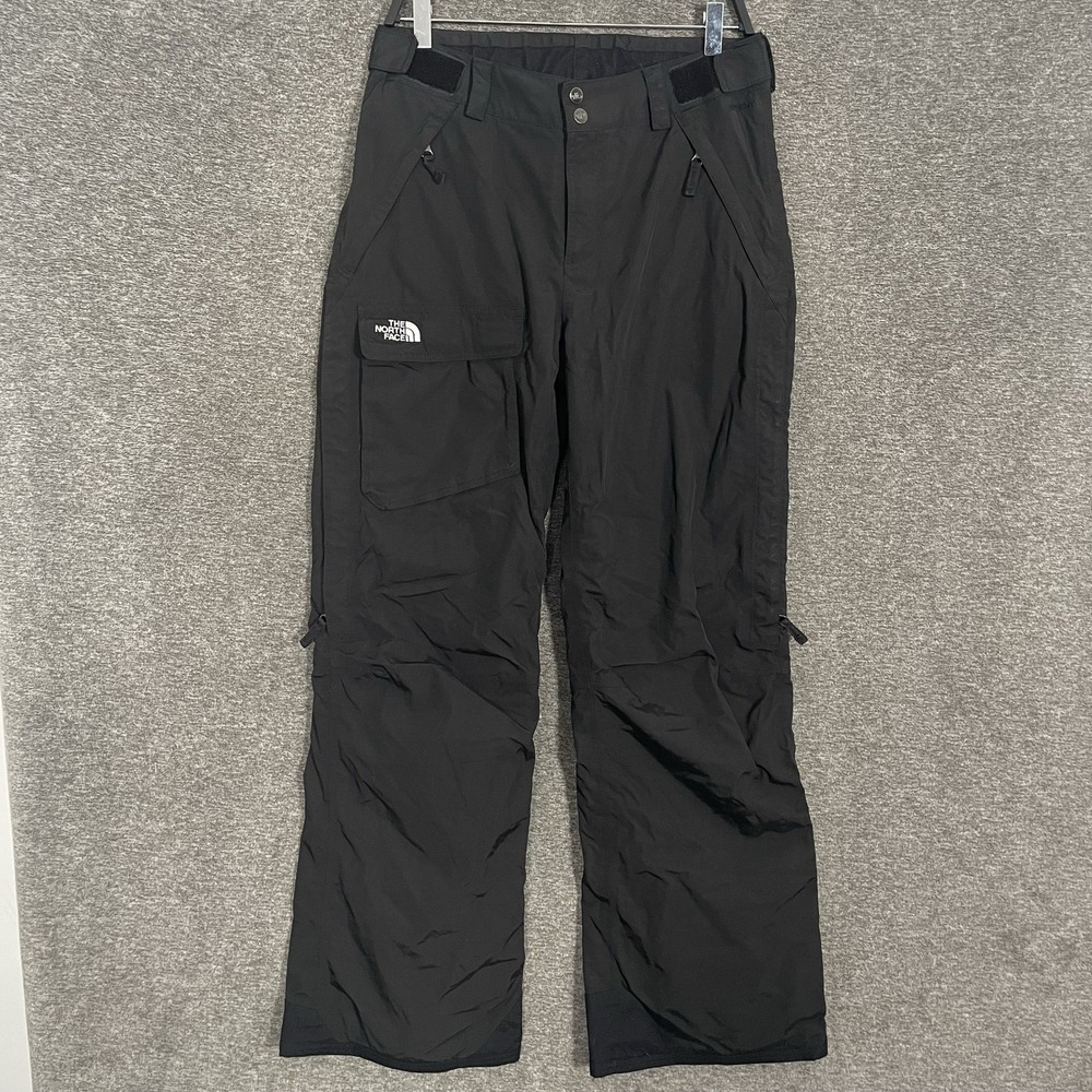 The North Face Snow Pants Womens M Long Black HyVent Insulated Ski Snowboard